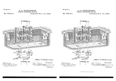 Albert C. Richardson Patents Casket Lowering Device On This ...