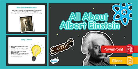 Albert einstein PowerPoint and Google