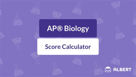 Albert.io’s AP® Environmental Science score calculator was created to inspire you as you prepare for the upcoming exam. Our score calculators use the official scoring worksheets of previously released College Board exams to provide you with accurate and current information. We know that preparation is the key to success and in that spirit ...