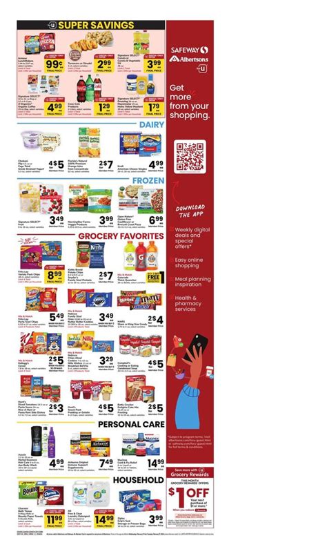Check out our Weekly Ad for store savings, earn Gas Rewards with purchases, and download our Albertsons app for Albertsons for U® personalized offers. For more information, visit or call (208) 939-5145. Stop by and see why our service, convenience, and fresh offerings will make Albertsons your favorite local supermarket!. 
