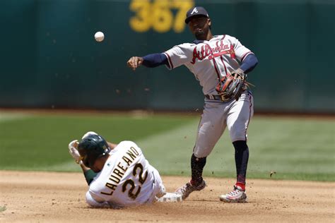 Albies homer helps Braves beat Oakland 4-2, drop A’s to 12-46