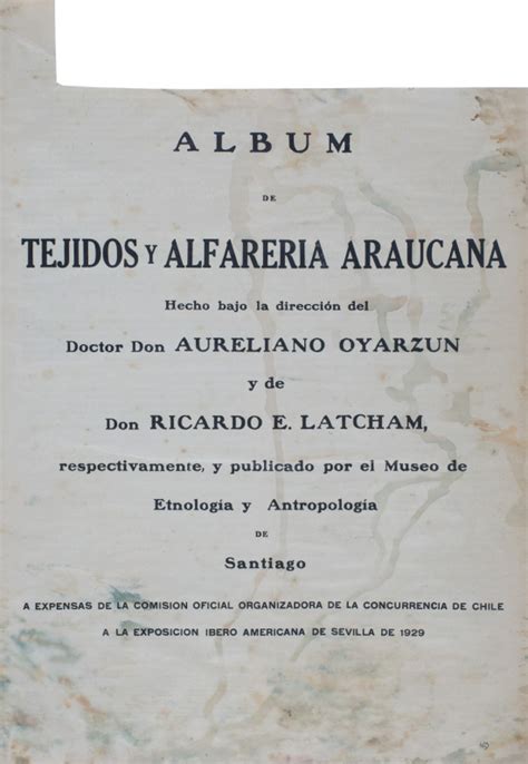 Album de tejidos y alfarería araucana. - Technical skills for adventure programming a curriculum guide.