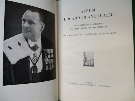 Album edgard blancquaert, de gehuldigde aangeboden ter gelegenheid van zijn emeritaat. - Volkswagen golf 4 service handbuch 1j0 010 227 h.