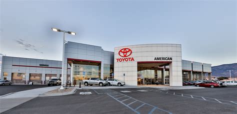 Reviews on Toyota Dealer in Albuquerque, NM - Sandia Toyota (2.6/5), Larry H. Miller American Toyota Albuquerque (2.3/5), Karl Malone Toyota Superstore (5.0/5), American Toyota (1.6/5), Chalmers Ford (4.0/5), Houston Wholesale (4.6/5), Enterprise Car Sales (4.5/5), That Car Place Inc (4.8/5), Hertz Car Sales - Albuquerque (3.7/5), Lexus of .... 