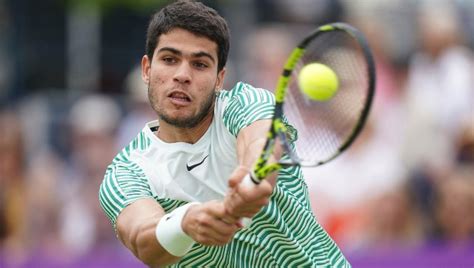 Alcaraz says his expectation levels are changing on grass after reaching quarterfinals at Queen’s