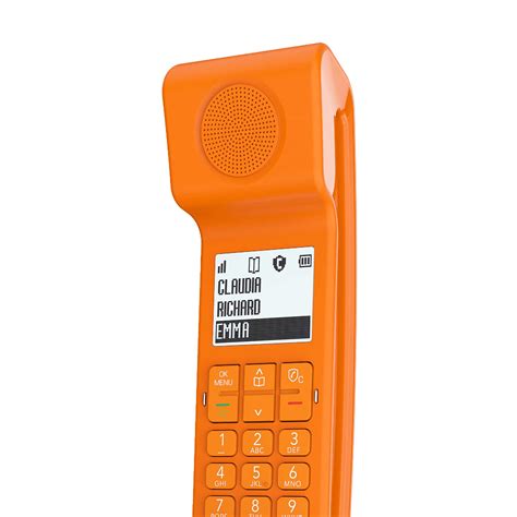 Alcatel 911 orange.  Buy ALCATEL ePure Iconic - DECT Cordless Phone - Classic Design - Large Hig...