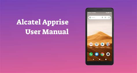 Alcatel APPRISE™ -Cricket Wireless - User Manual (English)