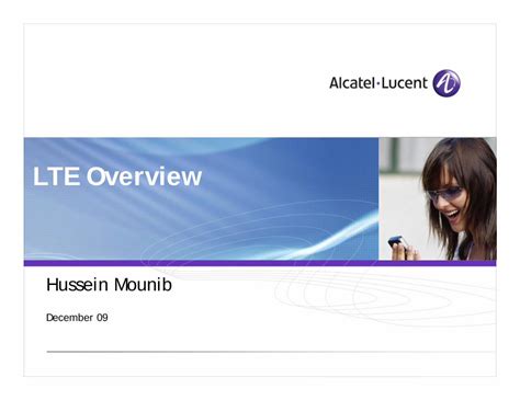 Alcatel Lucent LTE Overview