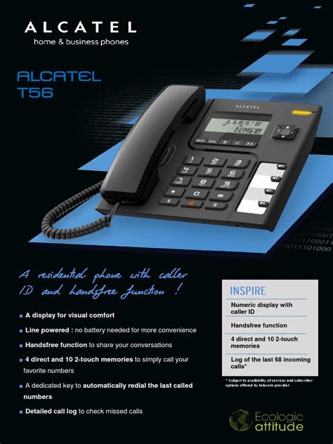 Alcatel Phones Alcatelt56 Features En