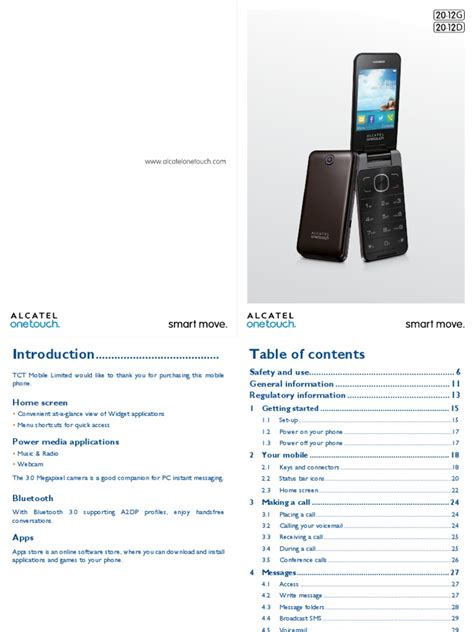 Alcatel W800z User Manual