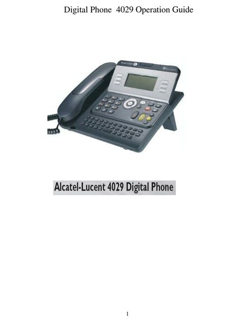 Alcatel lucent ip touch 4029 digital phone manual. - Field guide for the determination of biological contaminants in environmental samples second edition.