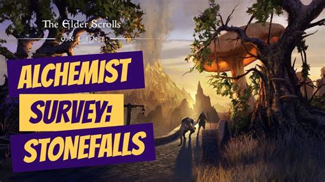 Alchemist survey stonefalls. Alchemy Survey is a bit more south, at the shoreline... ) Elder Scrolls Online Wiki will guide you with the best information on: Classes, Skills, Races, Builds, … 