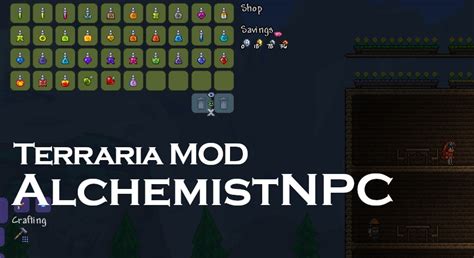 This mod was made so that players with less space on their computer or who were reaching the RAM limits of Tmodloader could use the mod without the additional content bloating the. . Alchemistnpc