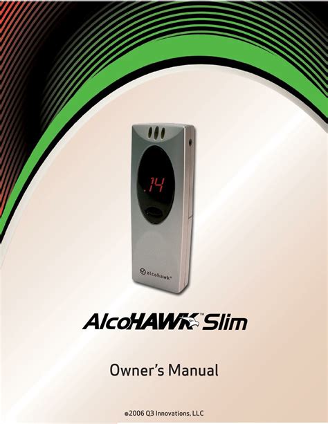 Alcohawk Slim Manual - lib.store.yahoo.net