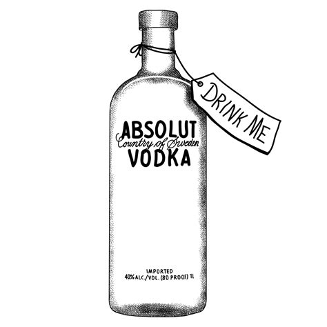 Alcohol Bottle Drawings