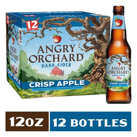 Alcohol content of angry orchard cider. Cider also tends to have a lower alcohol content than beer. They tend to be anywhere from 4.5 to 5.5 percent alcohol to 7 to 10 percent alcohol, says Rigoli. ... Angry Orchard is a hard cider go ... 