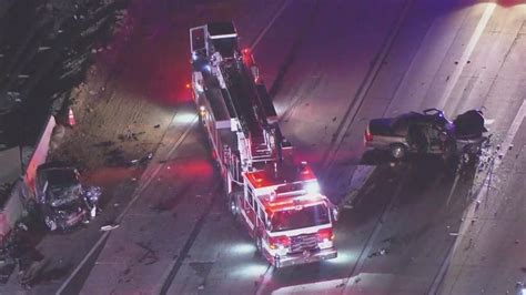 Alcohol suspected in fatal 10-car crash on 10 Freeway in Upland