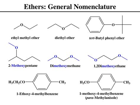 Alcohols and Ethers