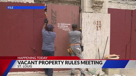 Aldermanic committee hosting vacant property rules meeting today