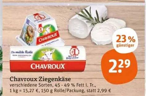 Aldi Nord CHAVROUX Ziegenkäse dank Cashback 1,22€