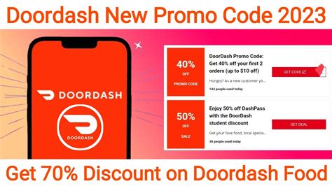 All Active DoorDash Coupon Codes & Offers in October 2023. DISCOUNT. DoorDash COUPON INFORMATION. Expiration Date. 55%. Use this code to save Up to 55% off. Currently, there's no expiration date .... 