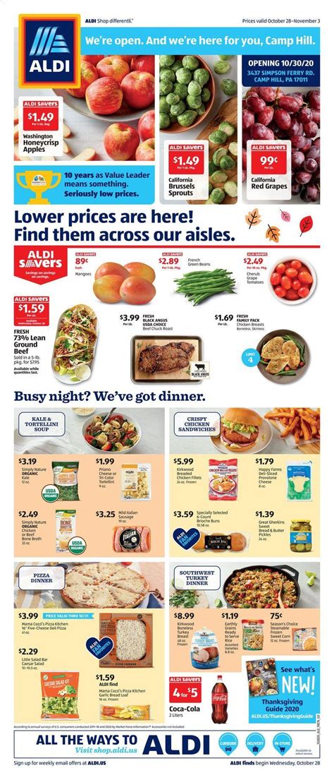 If you have reached this page, you probably often shop at the ALDI store at ALDI Camp Hill - 3437 Simpson Ferry Road.We have the latest flyers from ALDI Camp Hill - 3437 Simpson Ferry Road right here at Weekly-ads.us!. This branch of ALDI is one of the 2439 stores in the United States. In your city Camp Hill, you will find a total of 1 stores operated by your favourite retailer ALDI.. 
