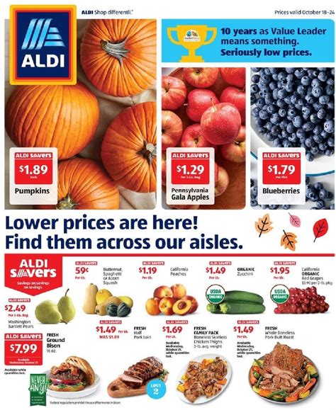 ALDI Ad - Weekly Ad Valid at these ALDI stores. Show weekly ad. 10/11/2023 - 10/17/2023. ALDI Ad - In-Store Ad Valid at these ALDI stores. Show weekly ad. Advertisements Advertisements Advertisements 10/04/2023 - 10/10/2023. ALDI Ad - In-Store Ad Valid at these ALDI stores. Show weekly ad.. 