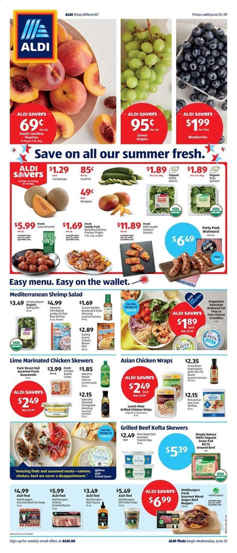 With the Aldi Weekly ads program, shopping has never been simpler and more affordable now than ever before. RELATED WEEKLY ADS. ALDI. ALDI In-Store Ad Sneak Peek May 22 - May 28, 2024. ALDI. ALDI Weekly Ad May 15 - May 21, 2024. ALDI. ALDI In-Store Ad Sneak Peek May 15 - May 21, 2024.