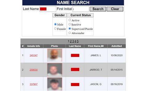 Aldoc inmate search.  If data is entered in both name fields, only records...