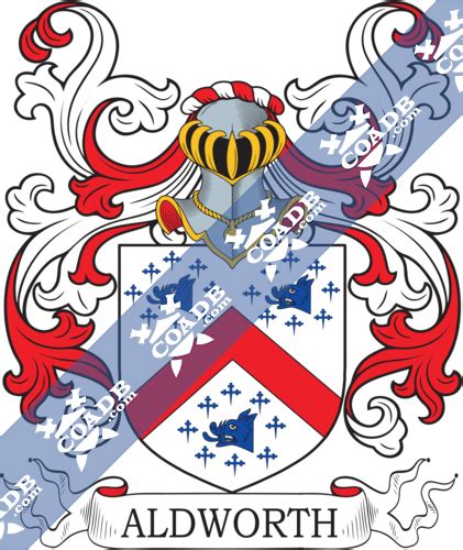 Aldworth History, Family Crest & Coats of Arms