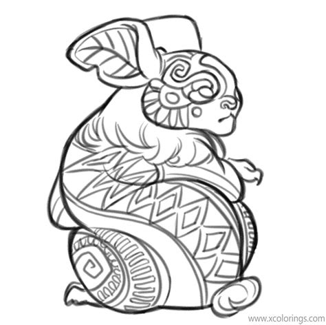 Alebrije Rabbit Coloring Pages