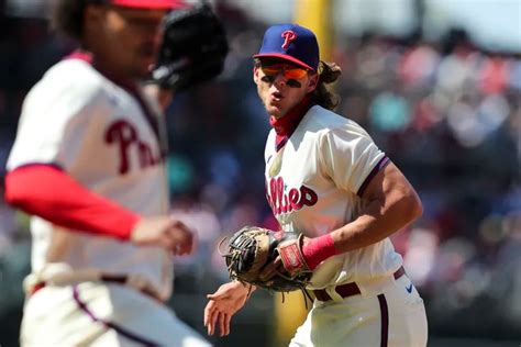Bohm unbothered by move to first base, continues to connect at the plate. here’s always been this thought, shapeless and unformed, floating like a cloud above the Phillies. That maybe, just …. 