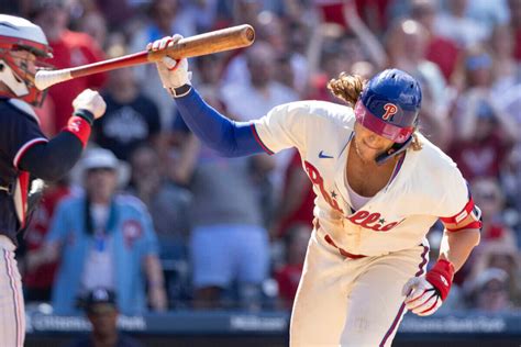 Nov 2, 2022 · PHILADELPHIA – Alec Bohm hit the 1,000th home run in World Series history Tuesday night, and the Philadelphia Phillies quickly went to work on launching the next thousand. Bryce Harper, Bohm and ... . 