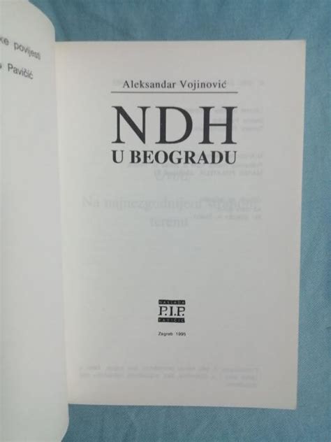 Aleksandar Vojinovic NDH u Beogradu pdf