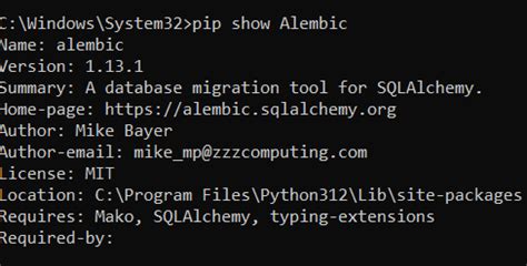 Alembic migrations python.  This article provided two methods for installing Al...