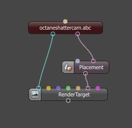 Alembic render node.  They are in the Alembic folder in the list of properties available under...