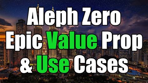 Aleph Zero's Versatile Use Cases