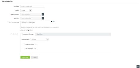 Alert Profiles - ManageEngine