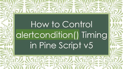 Alertcondition pine script v5.  Beckwith is professor of philosophy and Church-State Stud...