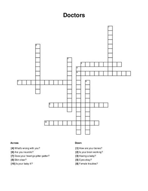 Possible answer: A. G. E. Did you find this helpful? Share. Tweet. Look for more clues & answers. Alerted via beeper, as an ER doctor - crossword puzzle clues and possible …
