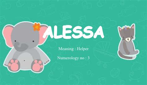 Alessa - Name Meaning, What does Alessa mean? - Think Baby Names