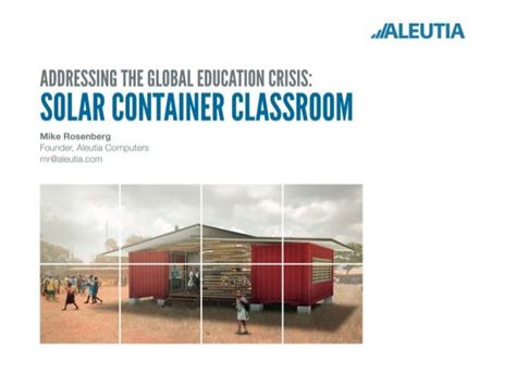 Aleutia Solar Container Classroom