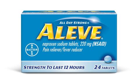 Aleve pill image. West Palm Beach, USA - September 27, 2011: This is a studio shot of the medication Aleve-D Sinus and Cold. This product claims to relieve the symtoms of a cold or flu, … 