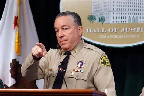Los Angeles County Sheriff Alex Villanue