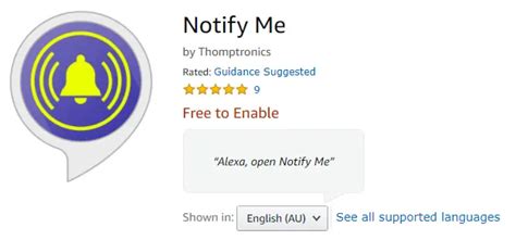 Alexa notify me.  Finally, &ldquo;launch the notify me skill&rdquo;.  It ...
