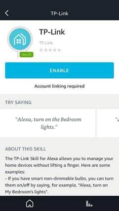 Alexa skill is unresponsive tp link. .  ...