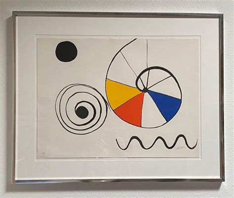 Alexander Calder, Signed Color Lithograph, E.A.