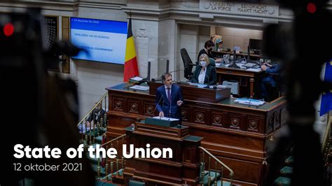 Alexander De Croo - State of the Union - YouTube