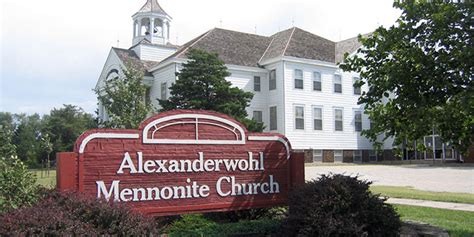Alexanderwohl Mennonite Church. 1304 Hwy K-15. PO Box 8. Goessel, KS 67053. Church Office: 620.367.8192. Email: alexmenno@mtelco.net Pastors: Caleb Yoder, Lead; Lois .... 