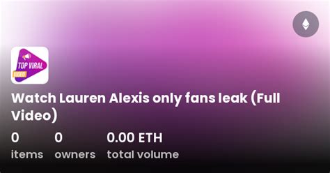 Alexis lauren onlyfans leaks